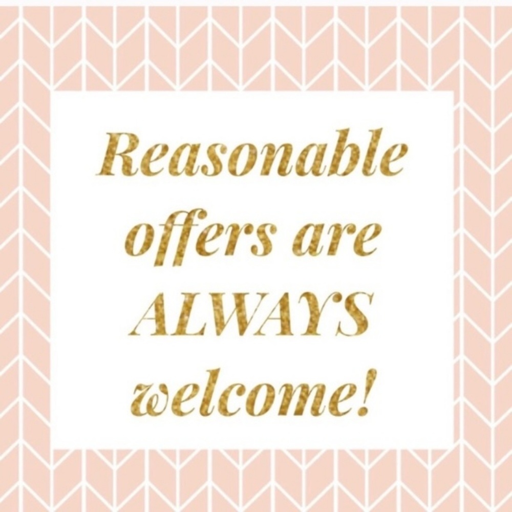 All offers are welcome! 😊😊